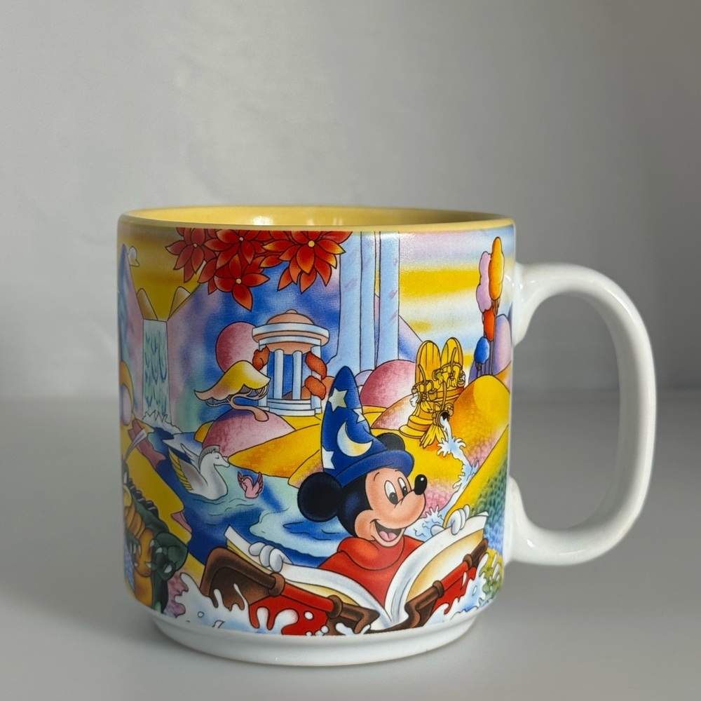 Vintage Disney Parks Mickey Mouse Animated Classics Fantasia 1940 Coffee Cup Mug